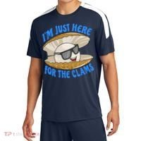 Cool Clam I'm Just Here For The Clams Clambake Steamer Party Sport-Tek Competitor United Soccer Jersey thumb 0