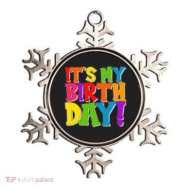Cute Colorful It's My Birthday Ornament
