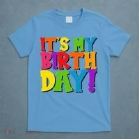 Cute Colorful It's My Birthday T-Shirt thumb 4