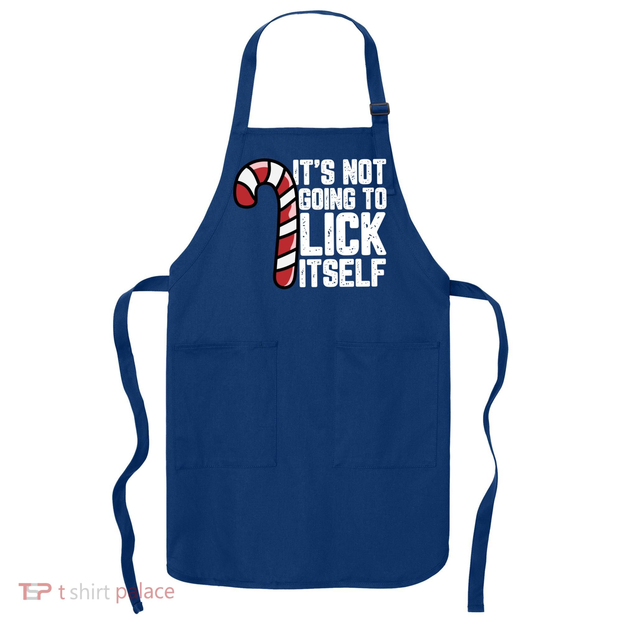 Candy Cane Inappropriate Adult Humor Funny Christmas Funny Gift Apron