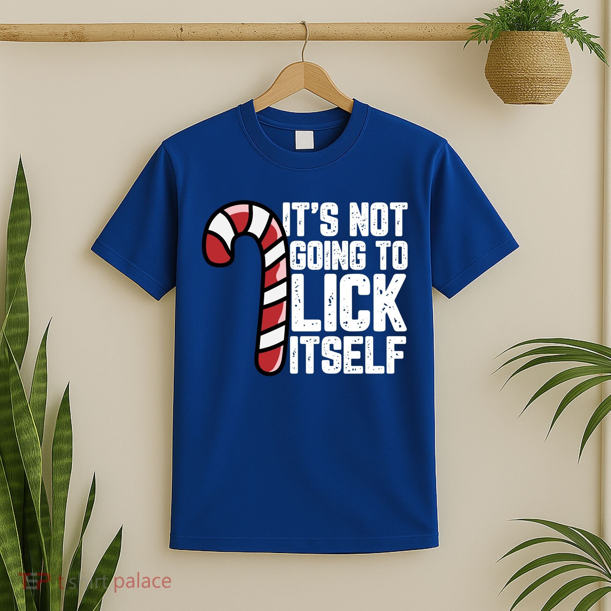 Candy Cane Inappropriate Adult Humor Funny Christmas Funny Gift T-Shirt