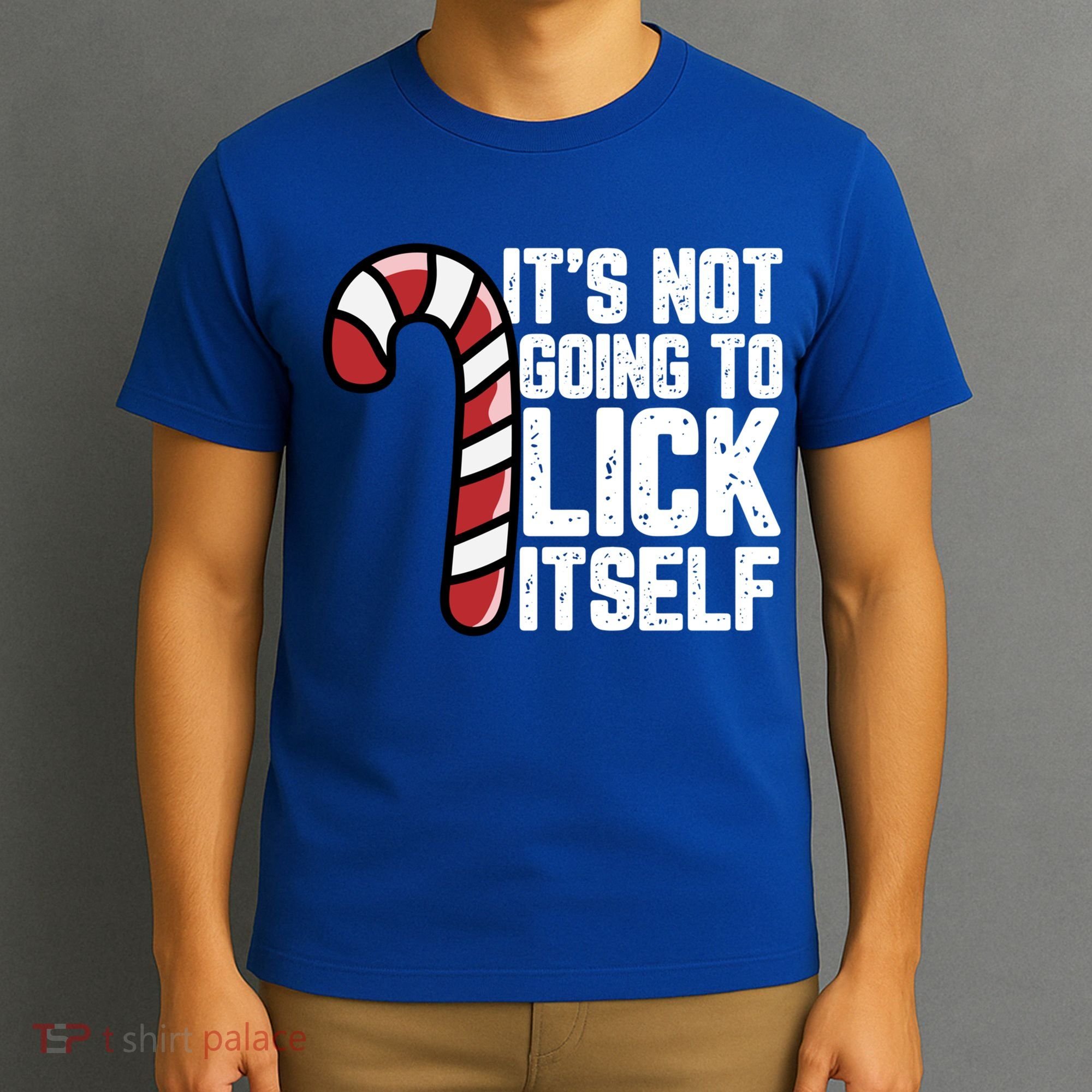Candy Cane Inappropriate Adult Humor Funny Christmas Funny Gift T-Shirt