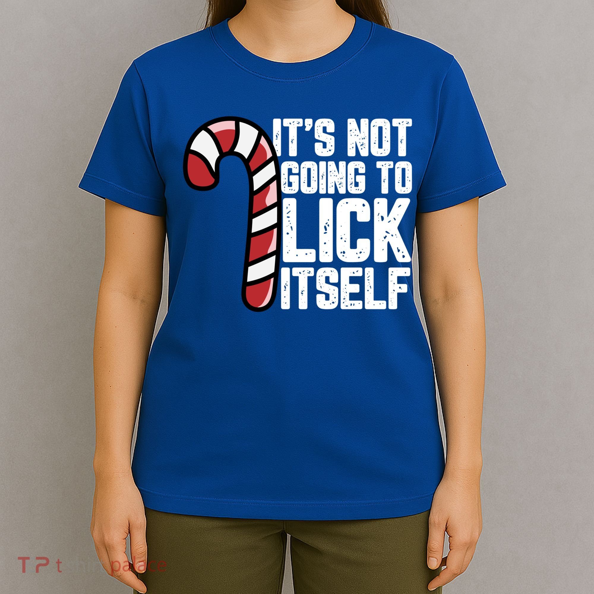 Candy Cane Inappropriate Adult Humor Funny Christmas Funny Gift T-Shirt