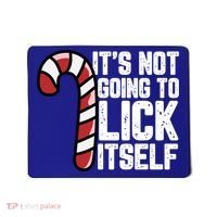 Candy Cane Inappropriate Adult Humor Funny Christmas Funny Gift Mousepad thumb 0