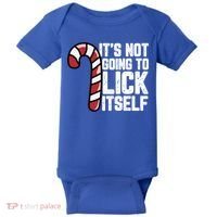 Candy Cane Inappropriate Adult Humor Funny Christmas Funny Gift Baby Bodysuit thumb 0