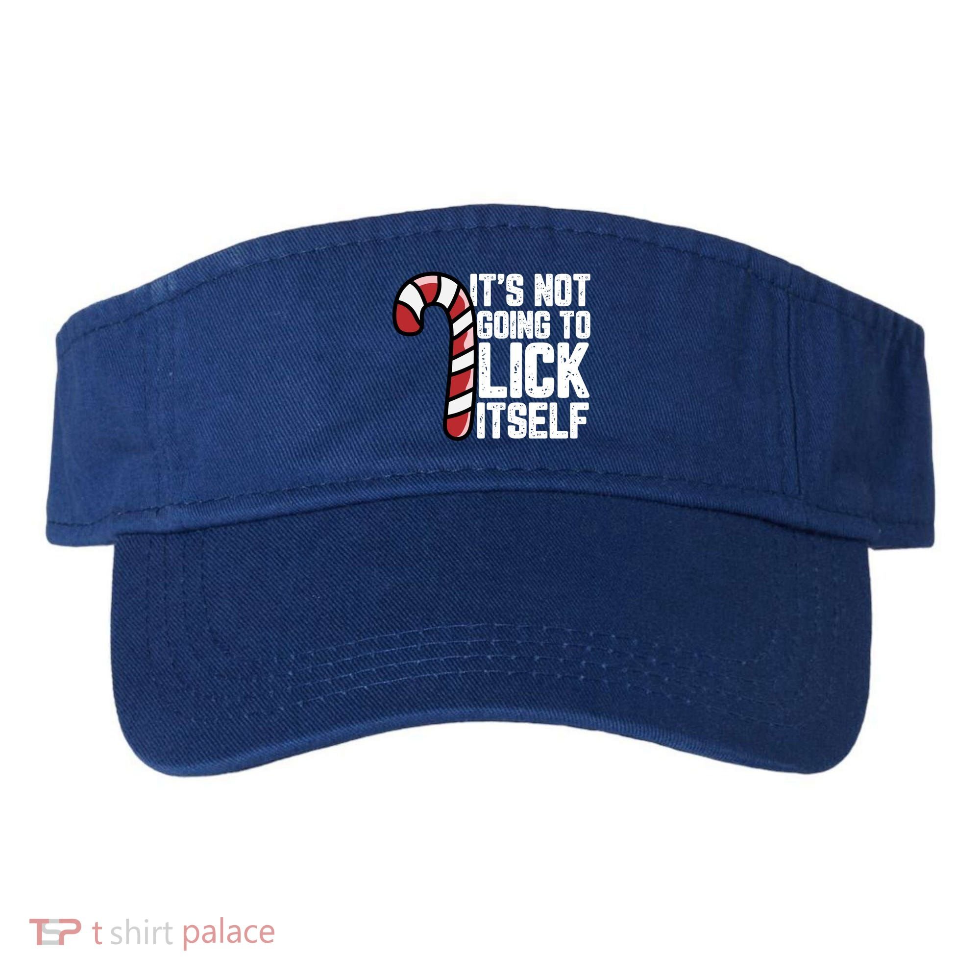 Candy Cane Inappropriate Adult Humor Funny Christmas Funny Gift Visor