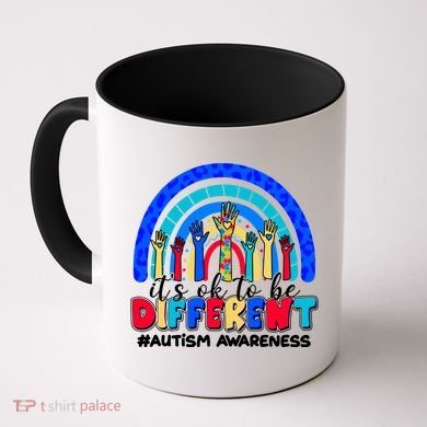 Cute Colorful It's Ok To Be Different #Autism Awareness Coffee Mug