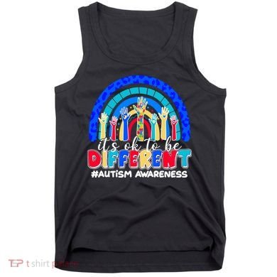 Cute Colorful It's Ok To Be Different #Autism Awareness Tank Top