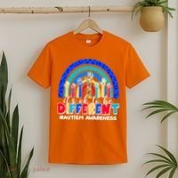 Cute Colorful It's Ok To Be Different #Autism Awareness T-Shirt thumb 2