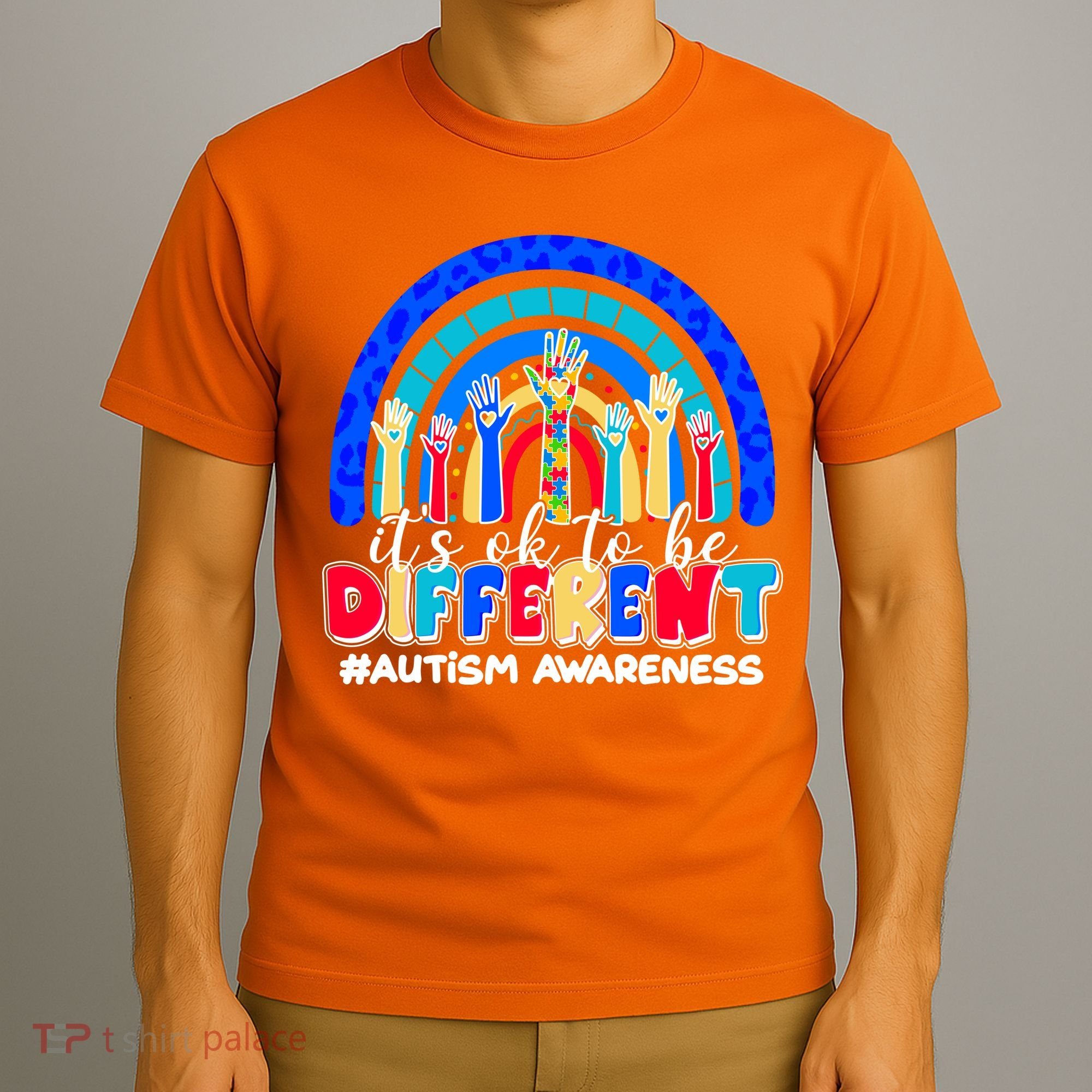 Cute Colorful It's Ok To Be Different #Autism Awareness T-Shirt