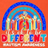 Cute Colorful It's Ok To Be Different #Autism Awareness T-Shirt thumb 7