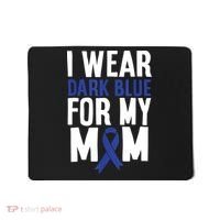 Colon Cancer I Wear For Mom Colon Cancer Support Mousepad thumb 0