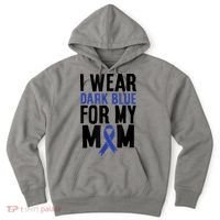 Colon Cancer I Wear For Mom Colon Cancer Support Hoodie thumb 0