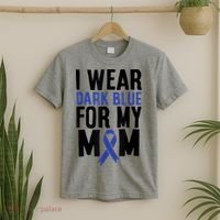 Colon Cancer I Wear For Mom Colon Cancer Support T-Shirt thumb 2