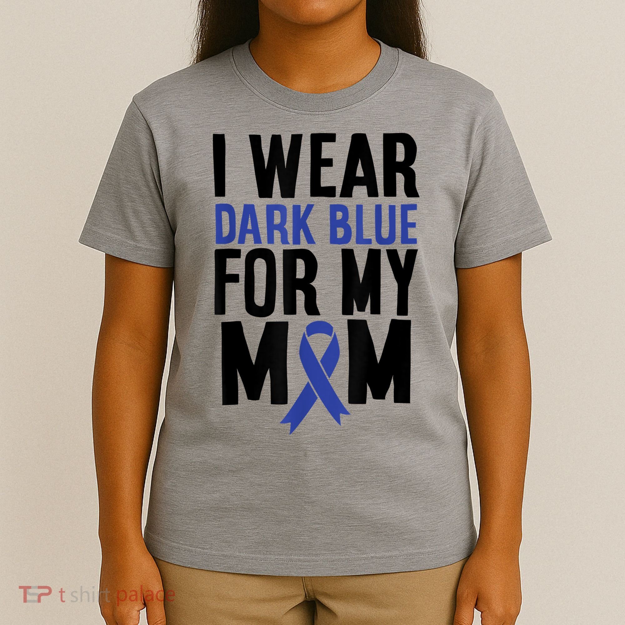 Colon Cancer I Wear For Mom Colon Cancer Support T-Shirt