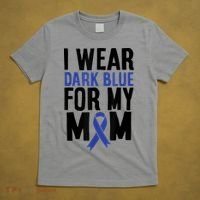 Colon Cancer I Wear For Mom Colon Cancer Support T-Shirt thumb 5