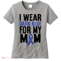 Colon Cancer I Wear For Mom Colon Cancer Support Women's T-Shirt thumb 0