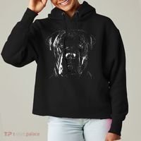 Cane Corso Italiano Pet Dog Lover Ladies Heavyweight Boxy Pullover Hoodie thumb 0