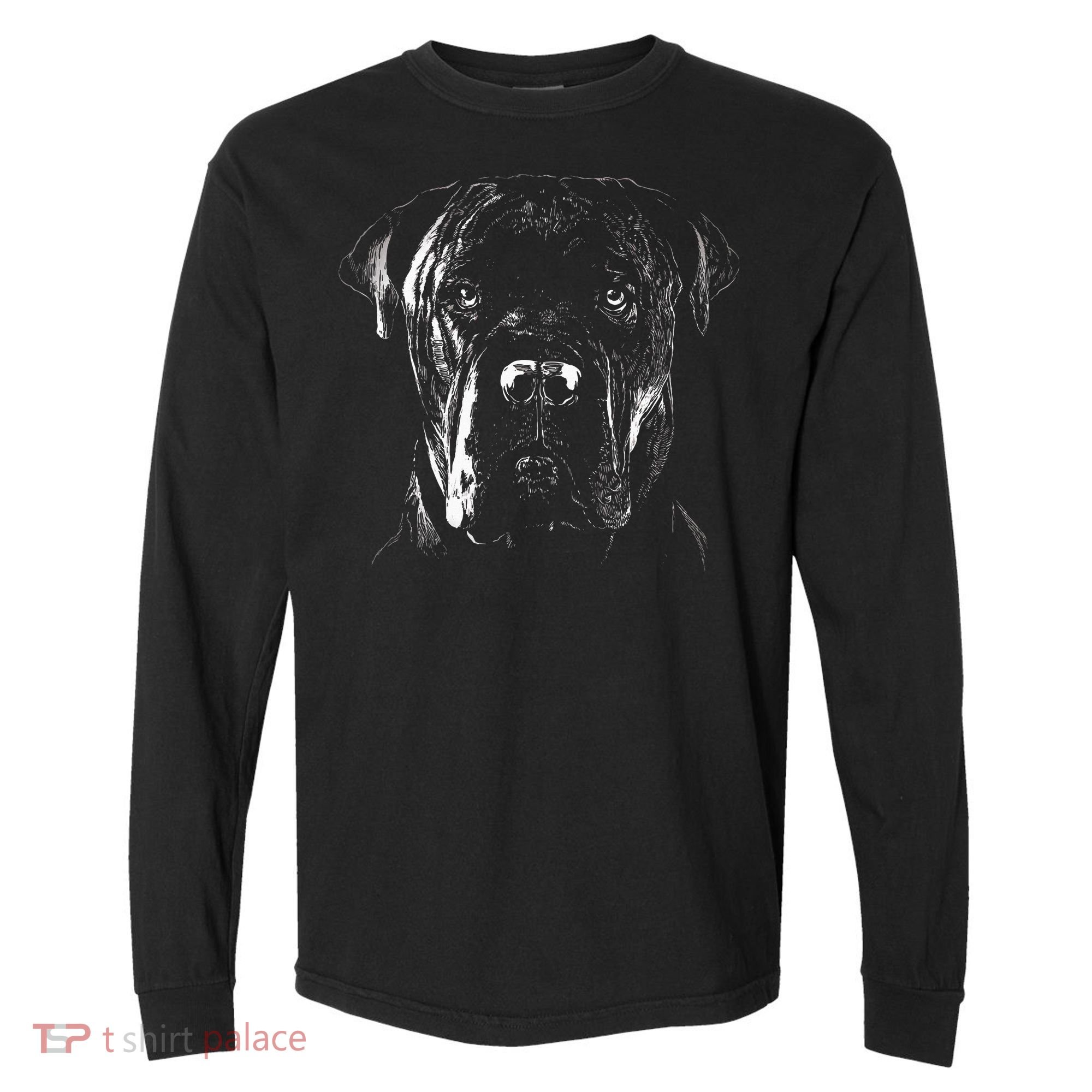 Cane Corso Italiano Pet Dog Lover Comfort Colors Heavyweight Long Sleeve T-Shirt