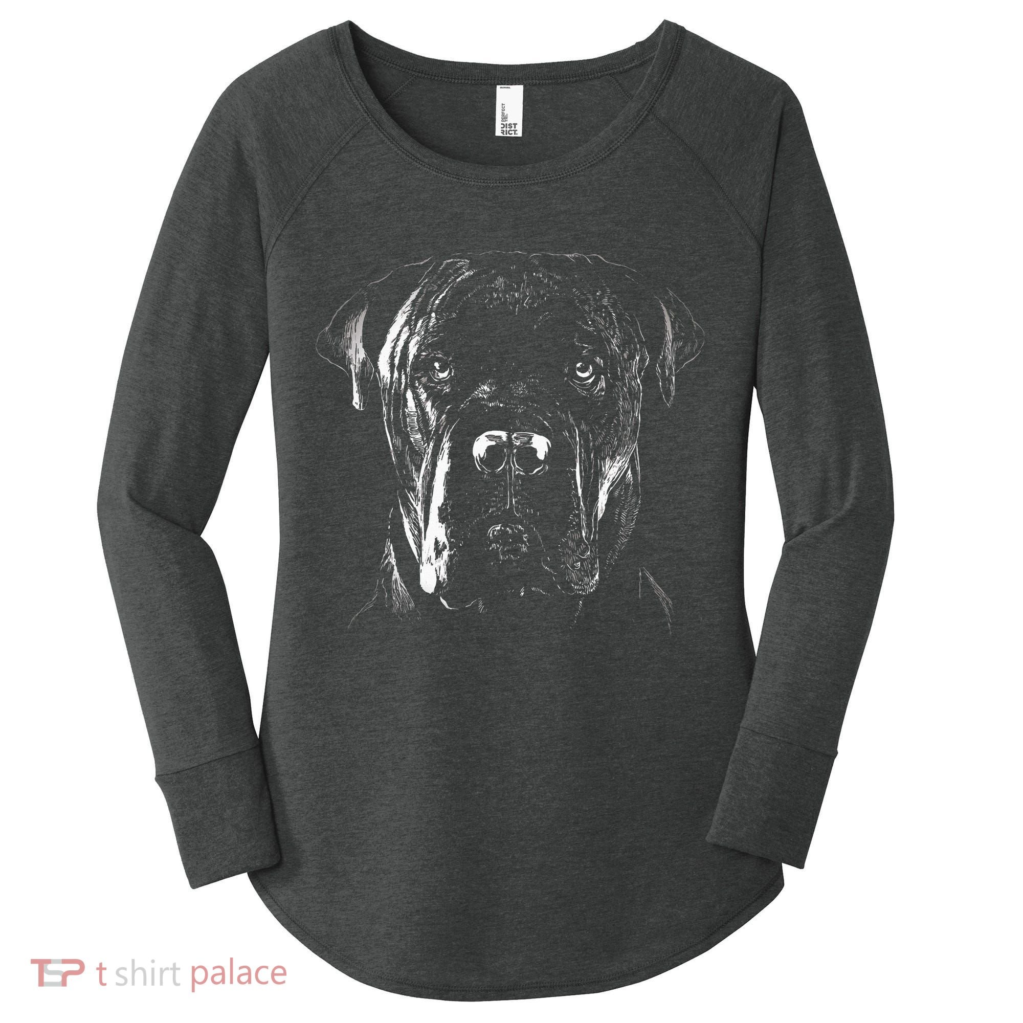 Cane Corso Italiano Pet Dog Lover Women's Perfect Tri Tunic Long Sleeve Shirt