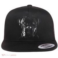 Cane Corso Italiano Pet Dog Lover Flat Bill Trucker Hat thumb 0