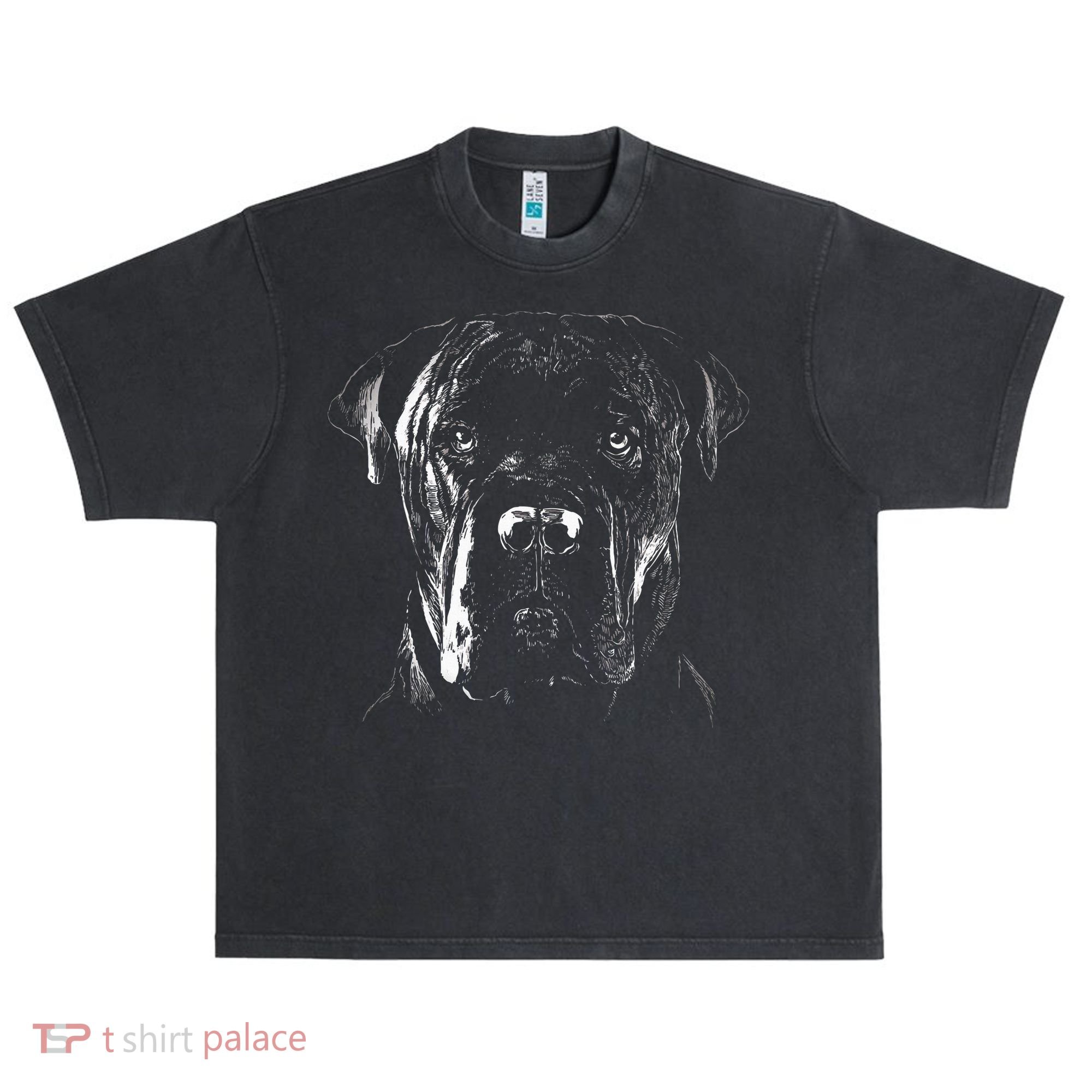 Cane Corso Italiano Pet Dog Lover Urban Oversized Heavyweight T-Shirt