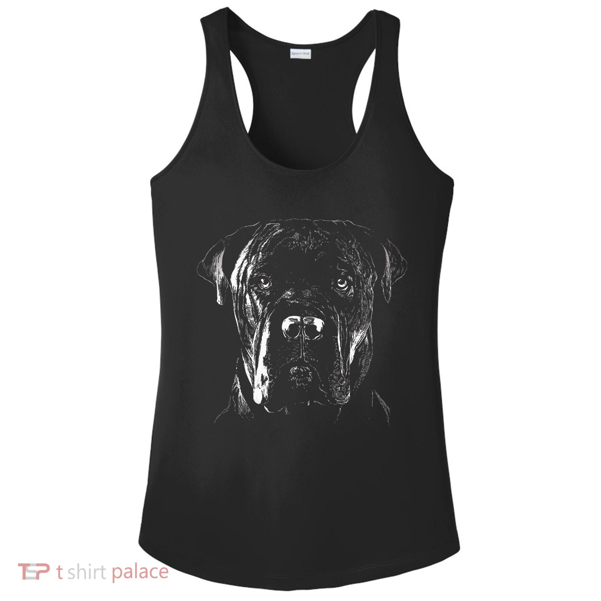 Cane Corso Italiano Pet Dog Lover Ladies PosiCharge Competitor Racerback Tank