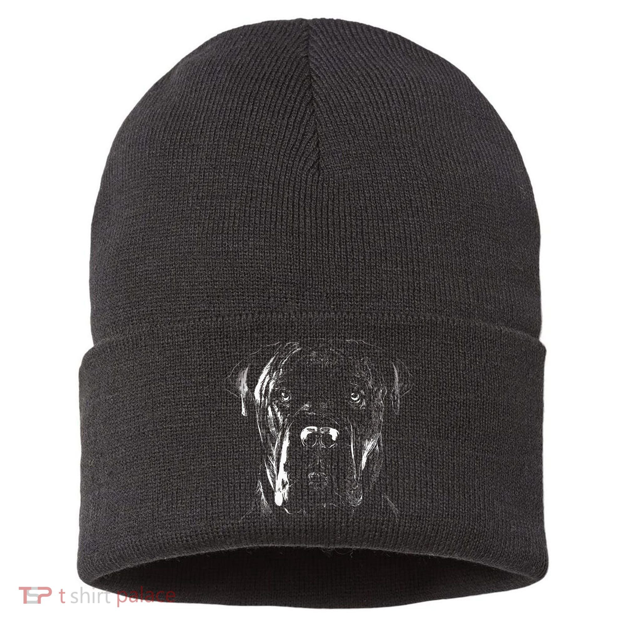 Cane Corso Italiano Pet Dog Lover Sustainable Knit Beanie