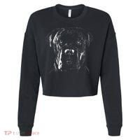 Cane Corso Italiano Pet Dog Lover Cropped Pullover Crew thumb 0