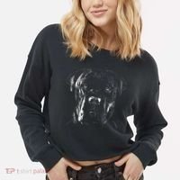 Cane Corso Italiano Pet Dog Lover Cropped Pullover Crew thumb 2