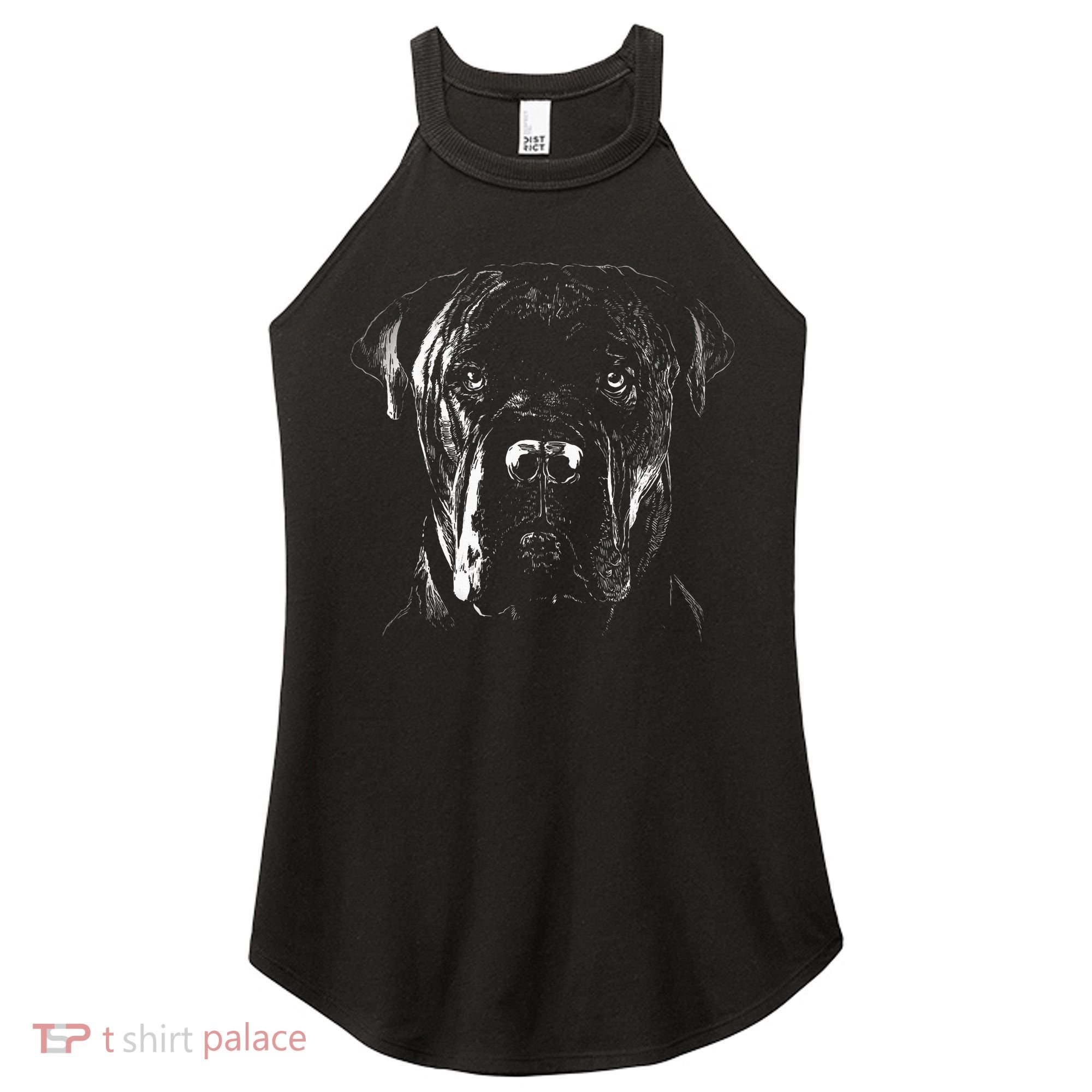 Cane Corso Italiano Pet Dog Lover Women's Perfect Tri Rocker Tank