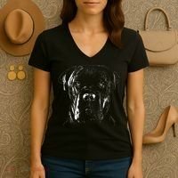 Cane Corso Italiano Pet Dog Lover Women's V-Neck T-Shirt thumb 3