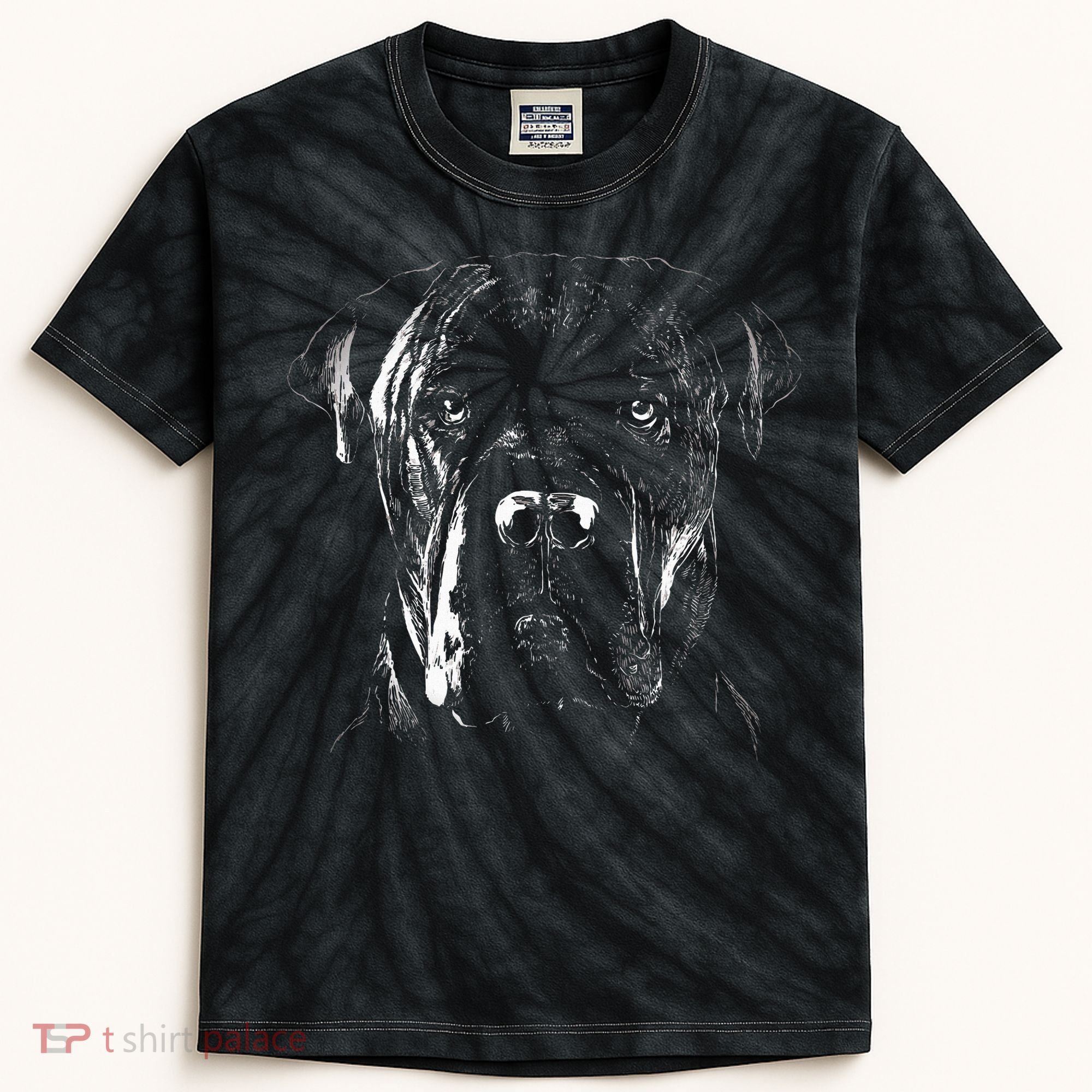 Cane Corso Italiano Pet Dog Lover Kids Tie-Dye T-Shirt