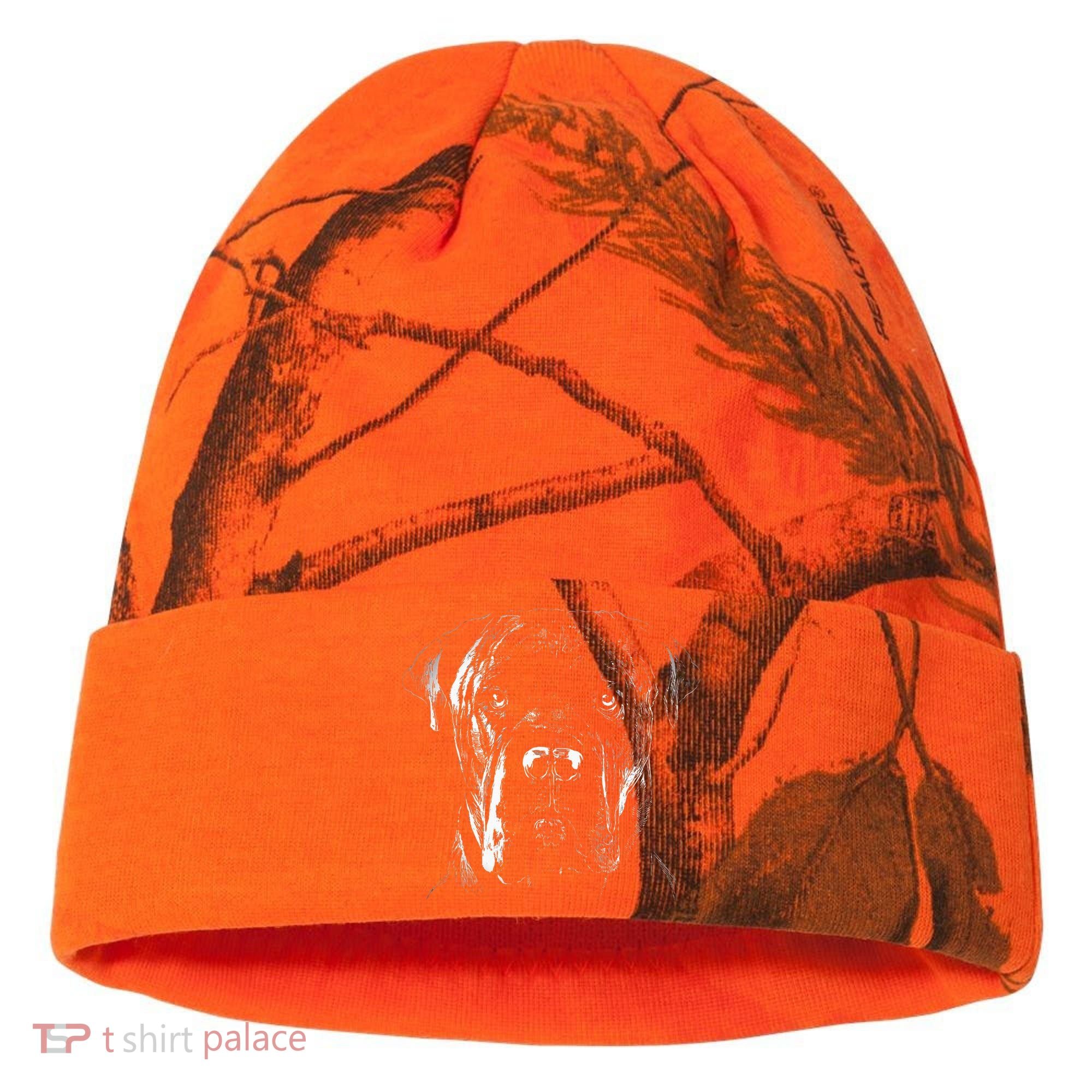 Cane Corso Italiano Pet Dog Lover Kati Licensed 12" Camo Cuffed Beanie