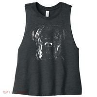 Cane Corso Italiano Pet Dog Lover Women's Racerback Cropped Tank thumb 0