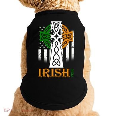 Celtic Cross Irish American Pride Doggie Tank