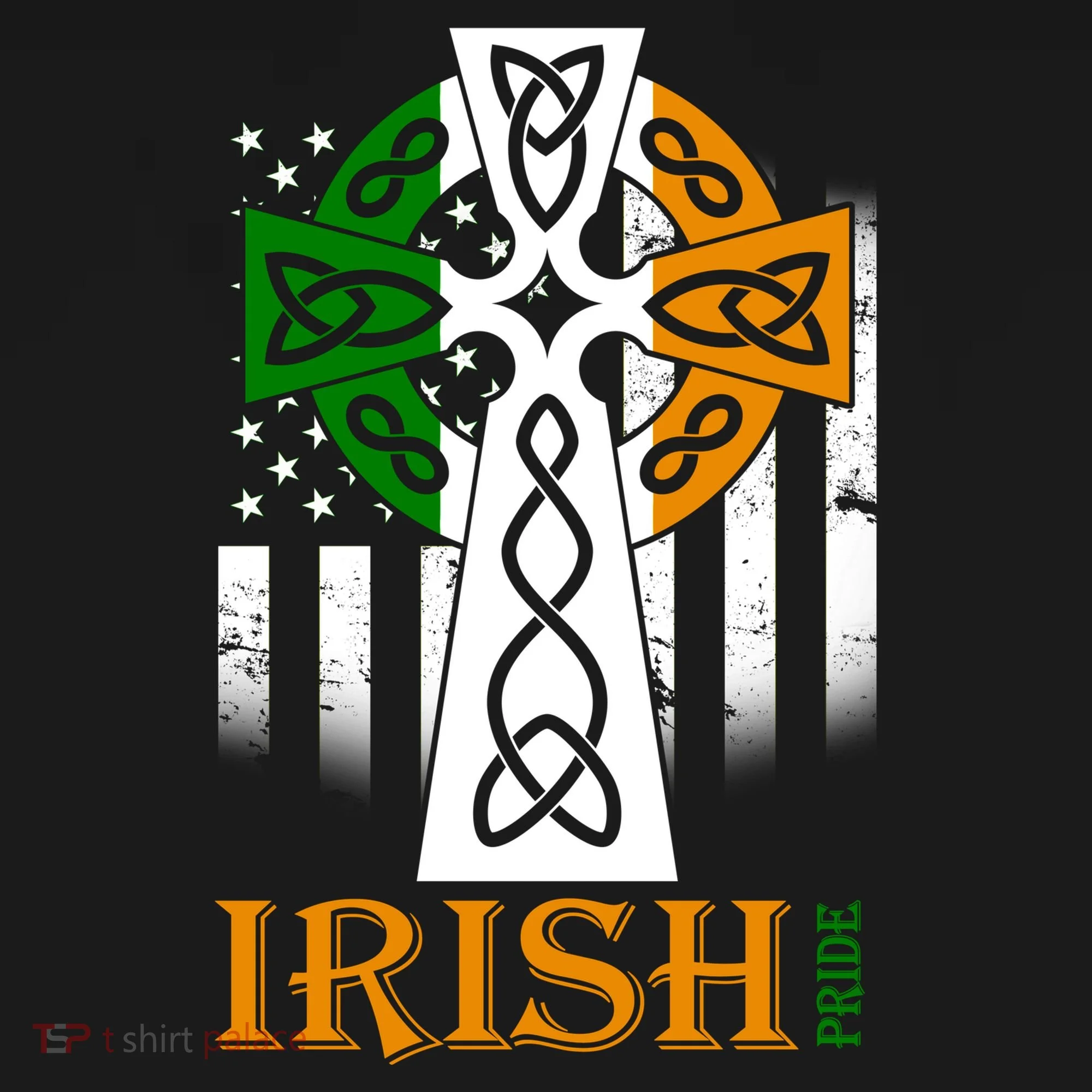 Celtic Cross Irish American Pride Doggie Tank