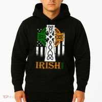 Celtic Cross Irish American Pride Hoodie thumb 2