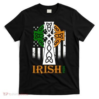 Celtic Cross Irish American Pride T-Shirt