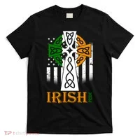 Celtic Cross Irish American Pride T-Shirt thumb 0