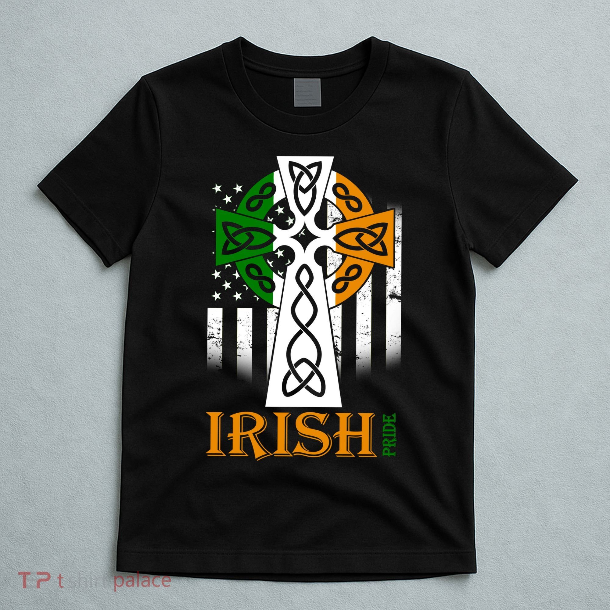 Celtic Cross Irish American Pride T-Shirt