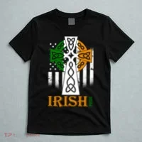 Celtic Cross Irish American Pride T-Shirt thumb 5