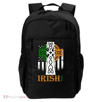 Celtic Cross Irish American Pride Backpack