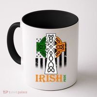 Celtic Cross Irish American Pride Coffee Mug thumb 0