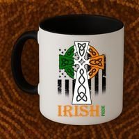 Celtic Cross Irish American Pride Coffee Mug thumb 2