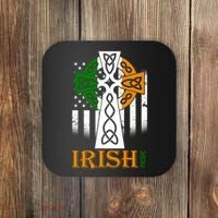 Celtic Cross Irish American Pride Coaster thumb 0