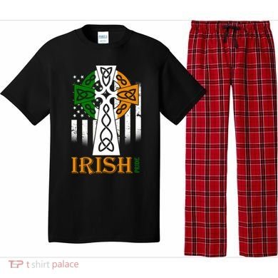 Celtic Cross Irish American Pride Pajama Set