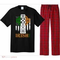 Celtic Cross Irish American Pride Pajama Set thumb 0