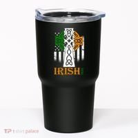 Celtic Cross Irish American Pride Tumbler thumb 0