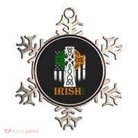 Celtic Cross Irish American Pride Ornament thumb 0